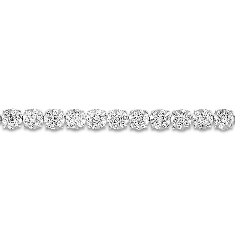 Diamond Tennis Bracelet 2 carats tw Round 14K White Gold