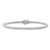 Thumbnail Image 1 of Diamond Tennis Bracelet 1 carat tw Round 14K White Gold