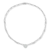 Thumbnail Image 1 of Diamond Necklace 3-1/2 ct tw Round 14K White Gold