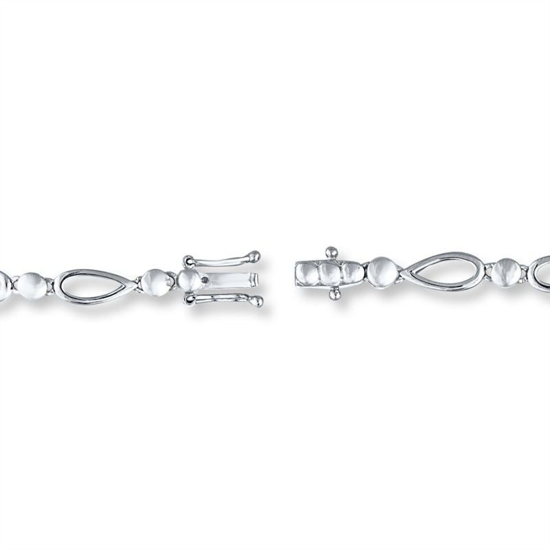 Main Image 3 of Diamond Necklace 3-1/2 ct tw Round 14K White Gold