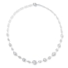 Thumbnail Image 1 of Diamond Necklace 3-3/4 ct tw Round 14K White Gold