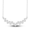 Thumbnail Image 1 of Diamond Necklace 1/2 carat tw Round 14K White Gold