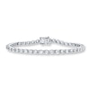 Thumbnail Image 1 of Diamond Tennis Bracelet 4 ct tw Round 14K White Gold