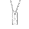 Thumbnail Image 2 of Diamond Initial Y Necklace 1/20 ct tw Round 10K White Gold