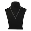 Thumbnail Image 3 of Diamond Initial T Necklace 1/20 ct tw Round 10K White Gold