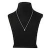 Thumbnail Image 3 of Diamond Initial S Necklace 1/20 ct tw Round 10K White Gold