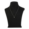 Thumbnail Image 3 of Diamond Initial Q Necklace 1/20 ct tw Round 10K White Gold