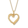 Thumbnail Image 3 of Diamond Heart Necklace 1 ct tw Round 14K Yellow Gold