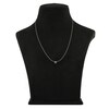 Thumbnail Image 3 of Diamond Initial H Necklace 1/20 ct tw Round 10K White Gold