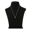 Thumbnail Image 3 of Diamond Initial G Necklace 1/20 ct tw Round 10K White Gold