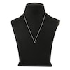 Thumbnail Image 3 of Diamond Initial C Necklace 1/20 ct tw Round 10K White Gold