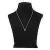Thumbnail Image 3 of Diamond Initial B Necklace 1/20 ct tw Round 10K White Gold