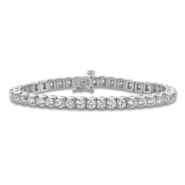 Diamond Tennis Bracelet 3 carats tw Round-cut 14K White Gold
