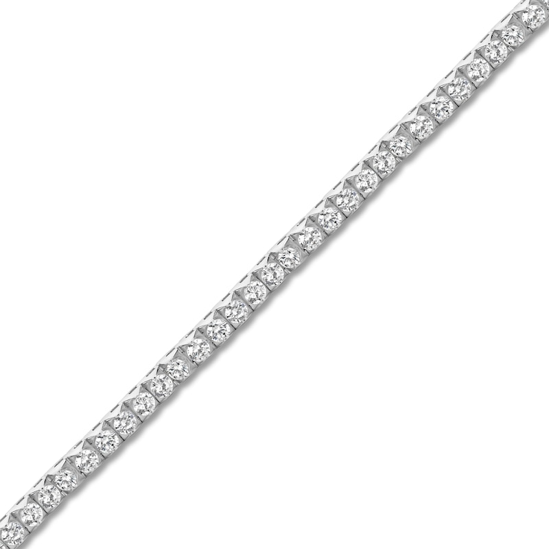 Main Image 2 of Diamond Tennis Bracelet 3 carats tw Round 14K White Gold