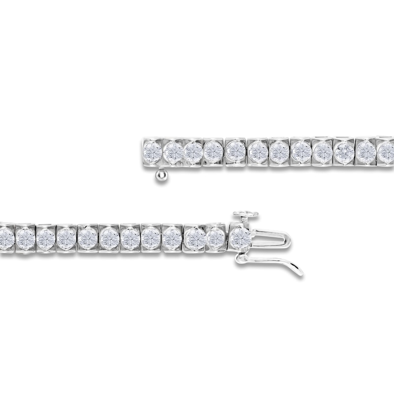 Diamond Tennis Bracelet 3 carats tw Round 14K White Gold