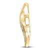 Thumbnail Image 1 of Diamond Necklace 1/6 ct tw Baguette/Round 10K Two-Tone Gold