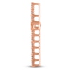 Thumbnail Image 2 of Diamond Cross Necklace 1/2 carat tw Round 10K Rose Gold