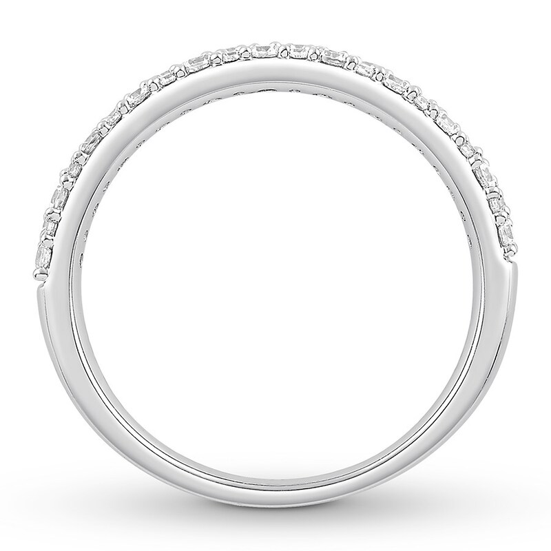 Colorless Diamond Anniversary Band 1/2 ct tw 14K White Gold