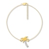 Thumbnail Image 0 of Palm Tree Anklet Diamond Accents 10K Yellow Gold