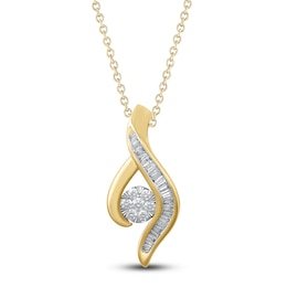 Diamond Necklace 1/6 ct tw 10K Yellow Gold