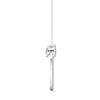 Thumbnail Image 2 of Diamond Paw Print Necklace 1/5 ct tw Round 10K White Gold