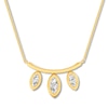 Thumbnail Image 0 of Diamond Bar Necklace 1/5 ct tw Marquise 10K Yellow Gold