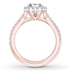 Thumbnail Image 2 of Scott Kay Diamond Ring Setting 3/8 ct tw Round 14K Rose Gold