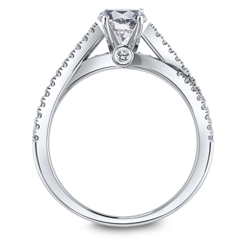 Scott Kay Diamond Ring Setting 1/4 ct tw Round 14K White Gold