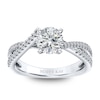 Thumbnail Image 3 of Scott Kay Diamond Ring Setting 1/4 ct tw Round 14K White Gold