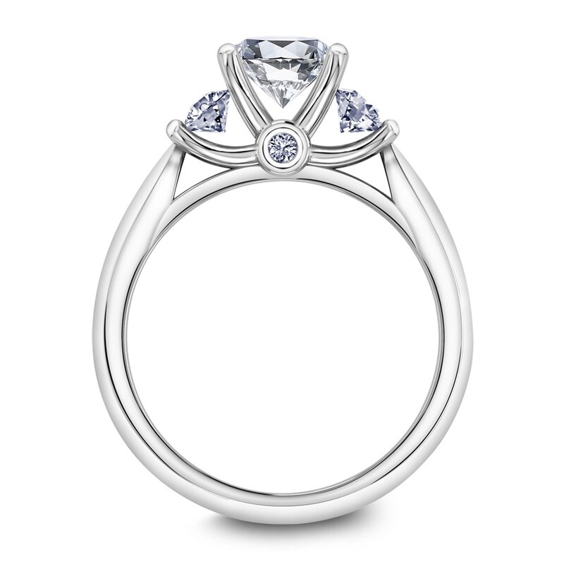 Scott Kay Ring Setting 1/3 ct tw Round-cut 14K White Gold