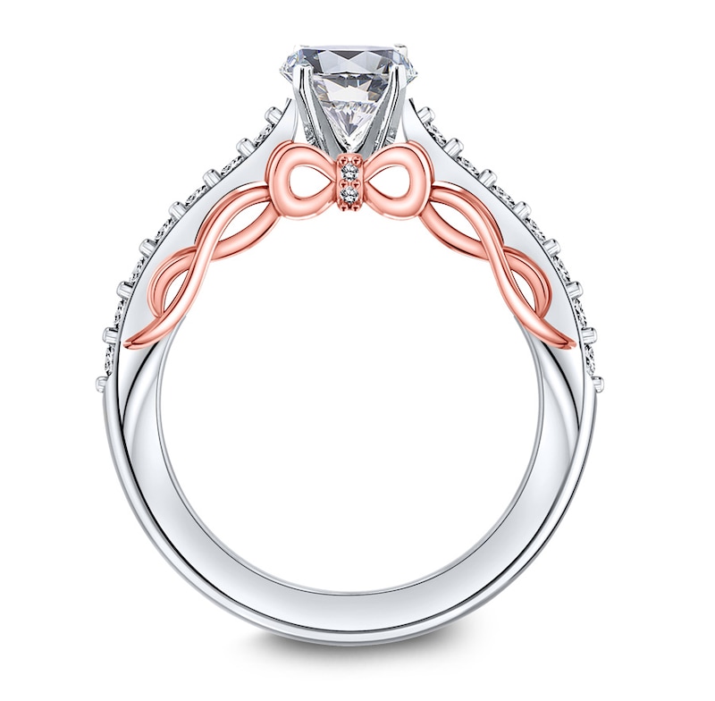 Main Image 2 of Scott Kay Diamond Ring Setting 1/3 carat tw 14K Two-Tone Gold