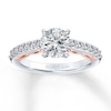 Thumbnail Image 3 of Scott Kay Diamond Ring Setting 1/3 carat tw 14K Two-Tone Gold