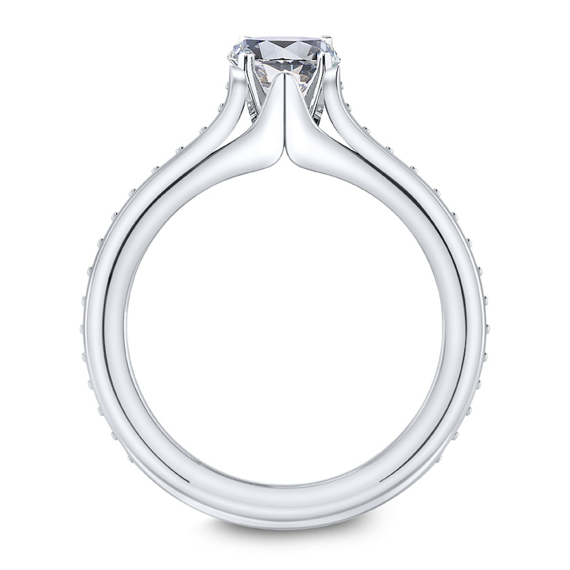 Scott Kay Ring Setting 1/3 ct tw Diamonds 14K White Gold