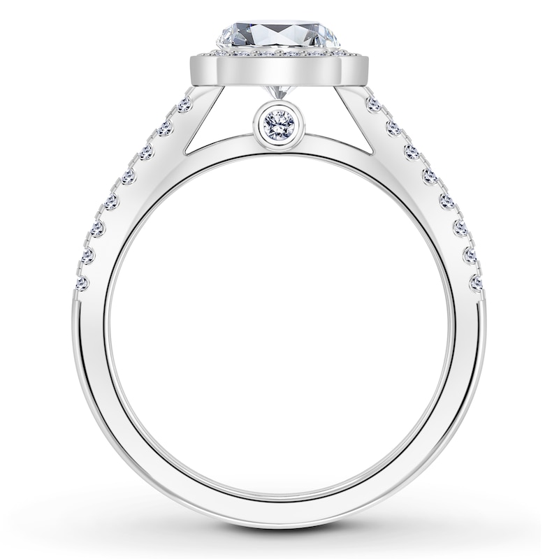 Main Image 2 of Scott Kay Ring Setting 3/8 ct tw Diamonds 14K White Gold