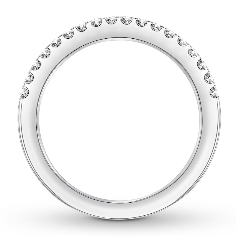 Main Image 2 of Scott Kay Diamond Anniversary Band 1/4 carat tw 14K White Gold