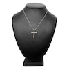 Thumbnail Image 4 of Diamond Cross Necklace 1-1/5 carat tw 14K White Gold