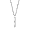 Thumbnail Image 0 of Diamond Bar Necklace Sterling Silver