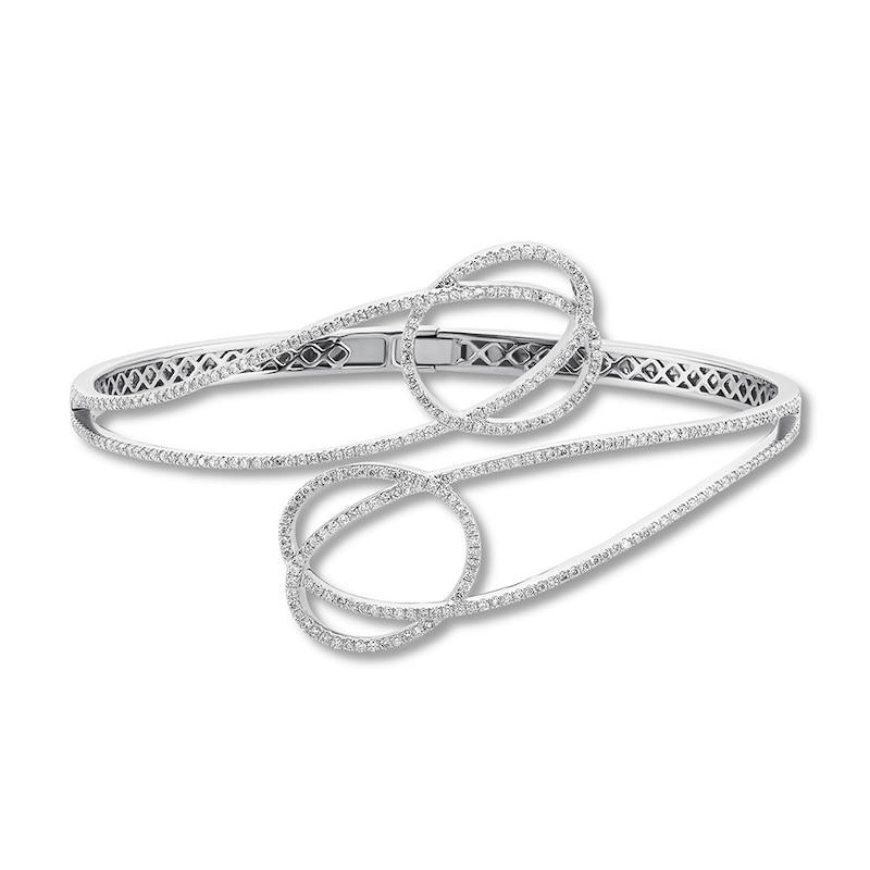 House of Virtruve Bangle 1-1/4 ct tw Diamonds 14K White Gold