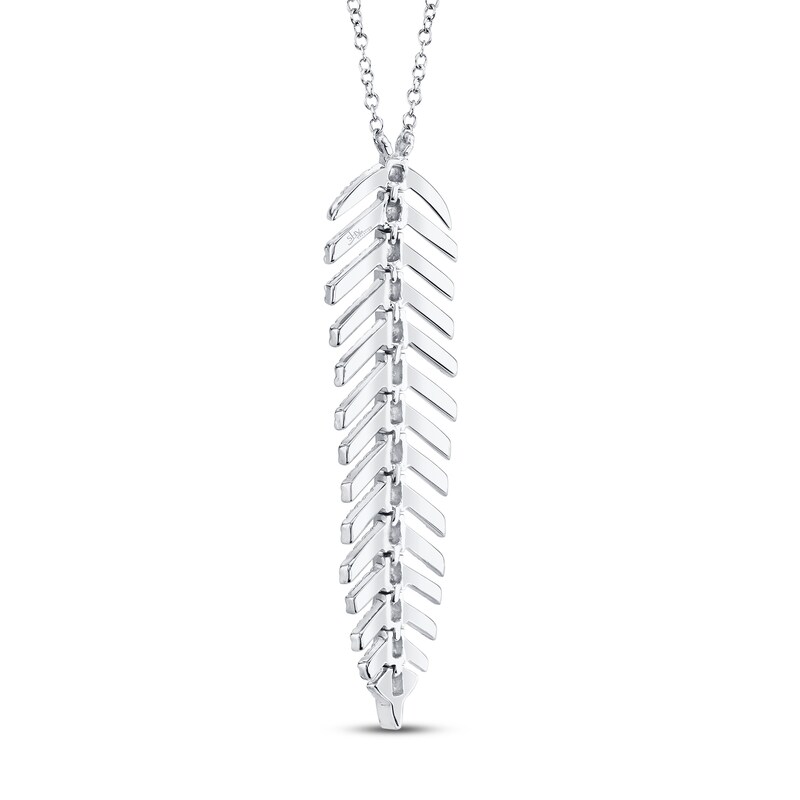 Shy Creation Diamond Necklace 1/4 ct tw 14K White Gold Adj. SC55006044
