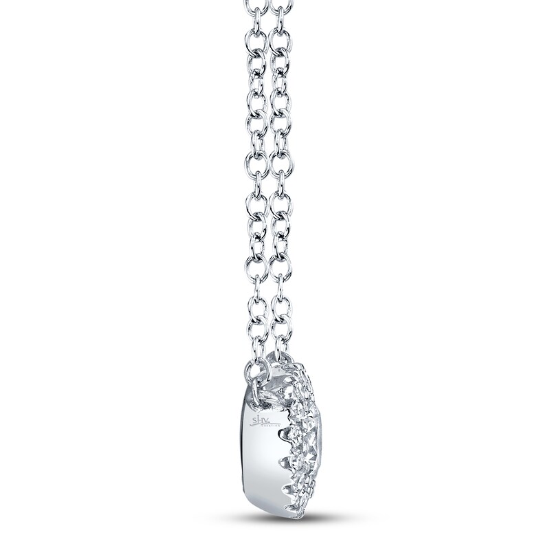 Shy Creation Diamond Necklace 1/4 ct tw 14K White Gold SC55005792