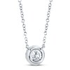 Thumbnail Image 2 of Shy Creation Diamond Necklace 1/4 ct tw 14K White Gold SC55005792