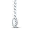 Thumbnail Image 1 of Shy Creation Diamond Necklace 1/8 ct tw 14K White Gold SC55002695