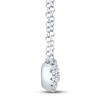 Thumbnail Image 2 of Shy Creation Diamond Necklace 1/8 ct tw 14K White Gold SC55002695
