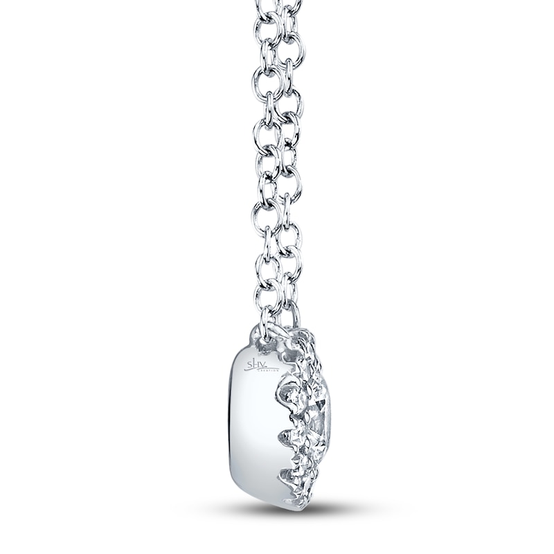 Main Image 2 of Shy Creation Diamond Necklace 1/8 ct tw 14K White Gold SC55002695