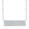 Thumbnail Image 0 of Shy Creation Diamond Bar Necklace 1/5 ct tw 14K White Gold SC55001719V4