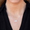 Thumbnail Image 3 of Shy Creation Diamond Bar Necklace 1/5 ct tw 14K White Gold SC55001719V4