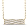 Thumbnail Image 1 of Shy Creation Diamond Bar Necklace 1/5 ct tw 14K Yellow Gold SC55001720V4