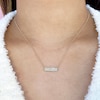 Thumbnail Image 3 of Shy Creation Diamond Bar Necklace 1/5 ct tw 14K Yellow Gold SC55001720V4