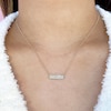 Thumbnail Image 4 of Shy Creation Diamond Bar Necklace 1/5 ct tw 14K Yellow Gold SC55001720V4