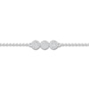 Thumbnail Image 2 of Diamond Anklet 1/10 ct tw Round Sterling Silver
